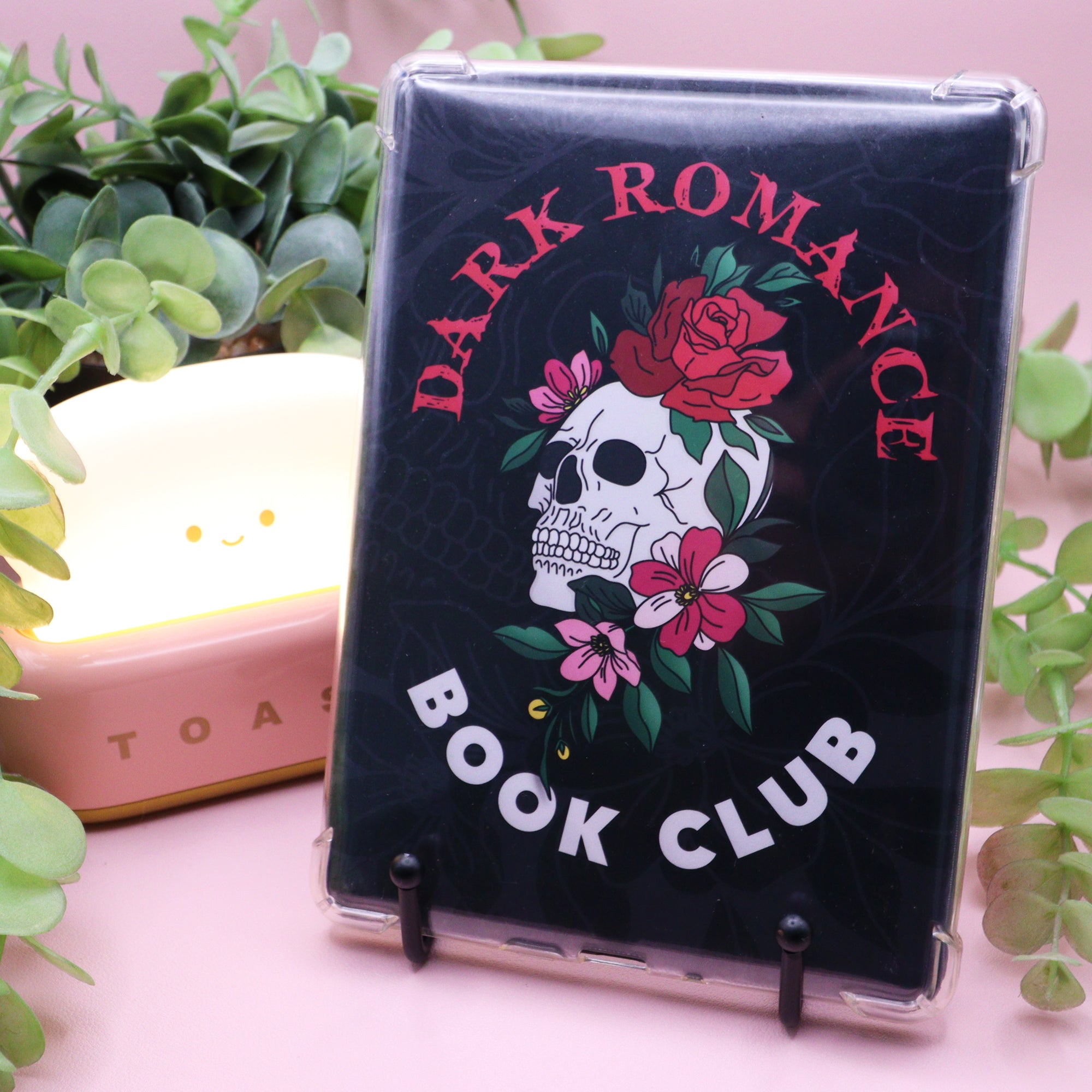Dark Romance Skull & Flowers Kindle Insert