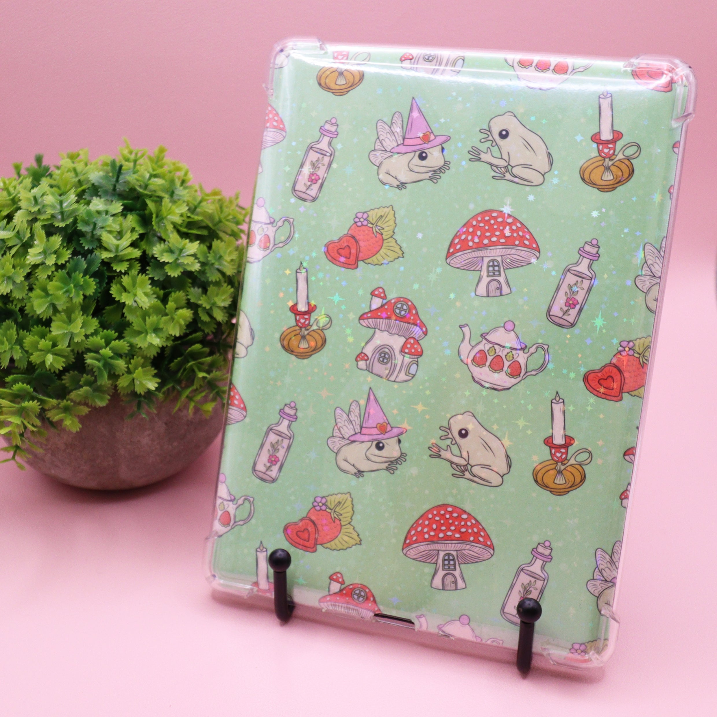 Cottagecore Sparkly Kindle Insert