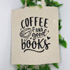 Coffee & Good Books 100% Cotton Tote Bag