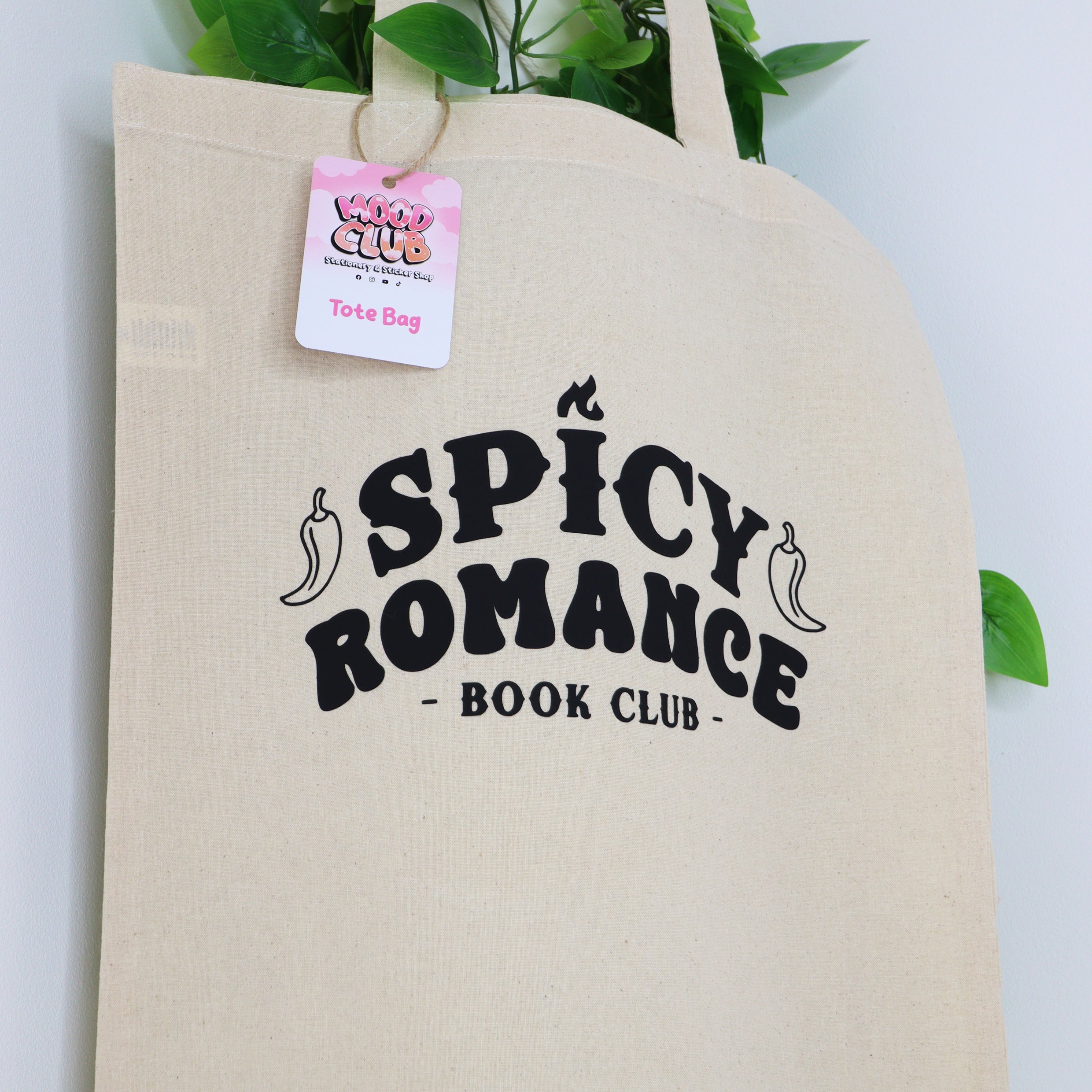 Spicy Romance Book Club 100% Cotton Tote Bag