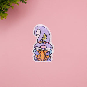 Sparkly Autumnal Gnomes Stickers