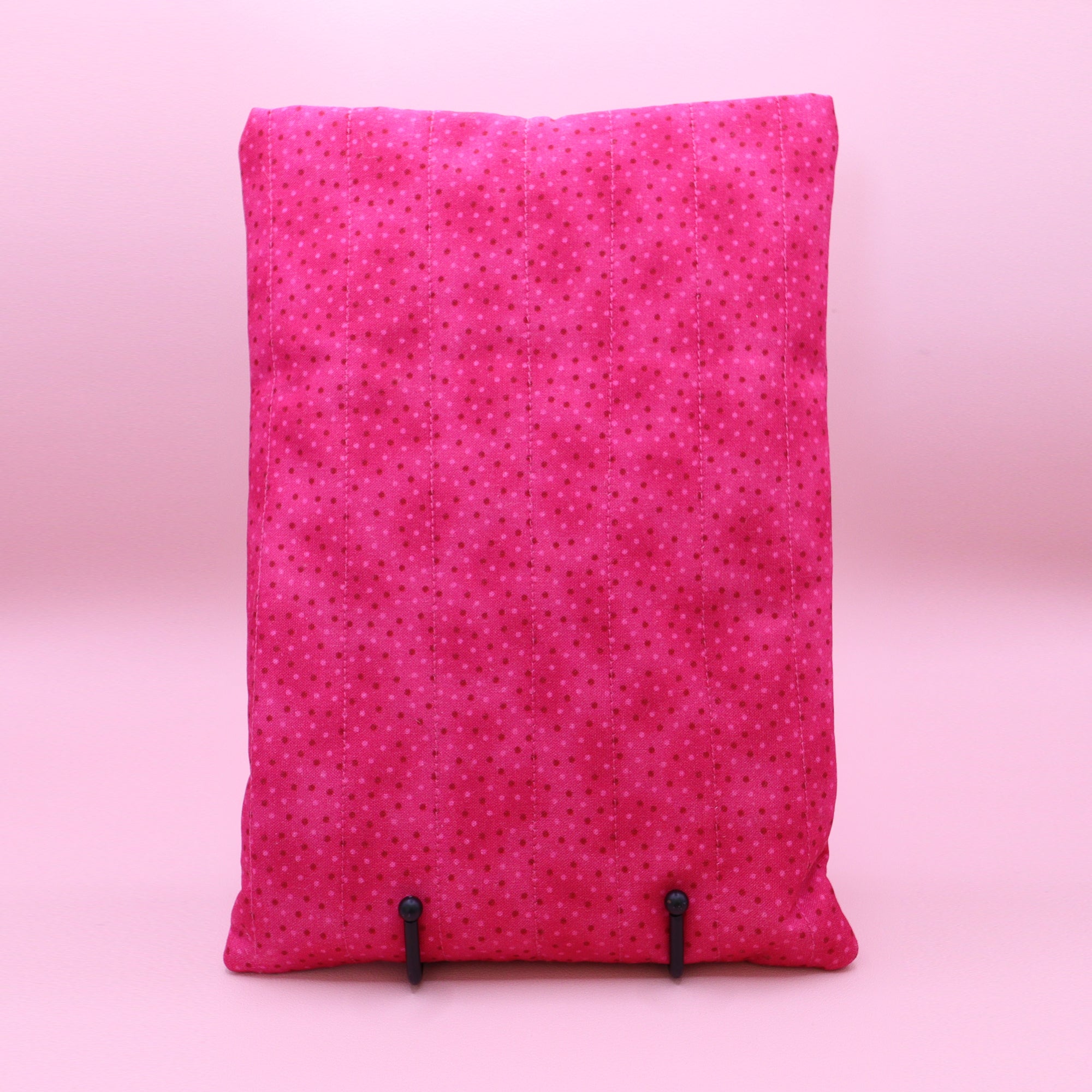 Ultra Soft Hot Pink Quilted Book Sleeve