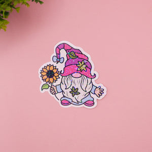 Sparkly Autumnal Gnomes Stickers