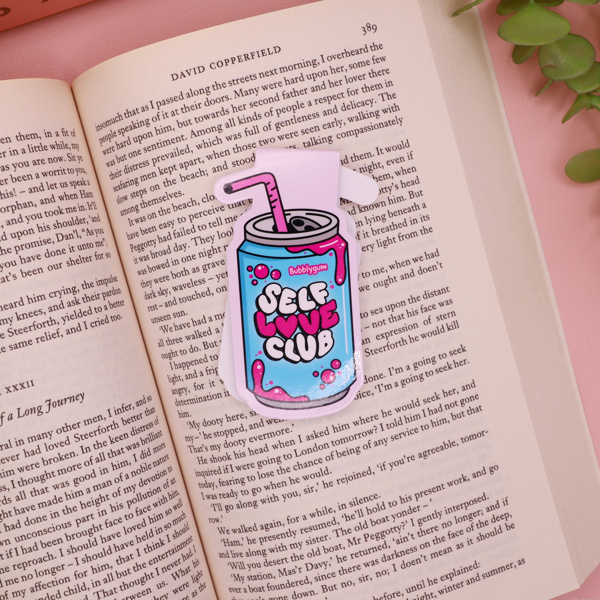 Bubblygum Soda Can Magnetic Bookmark
