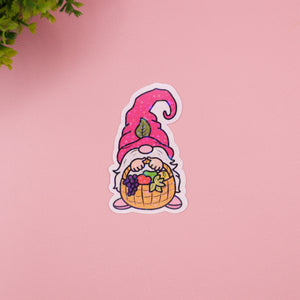 Sparkly Autumnal Gnomes Stickers