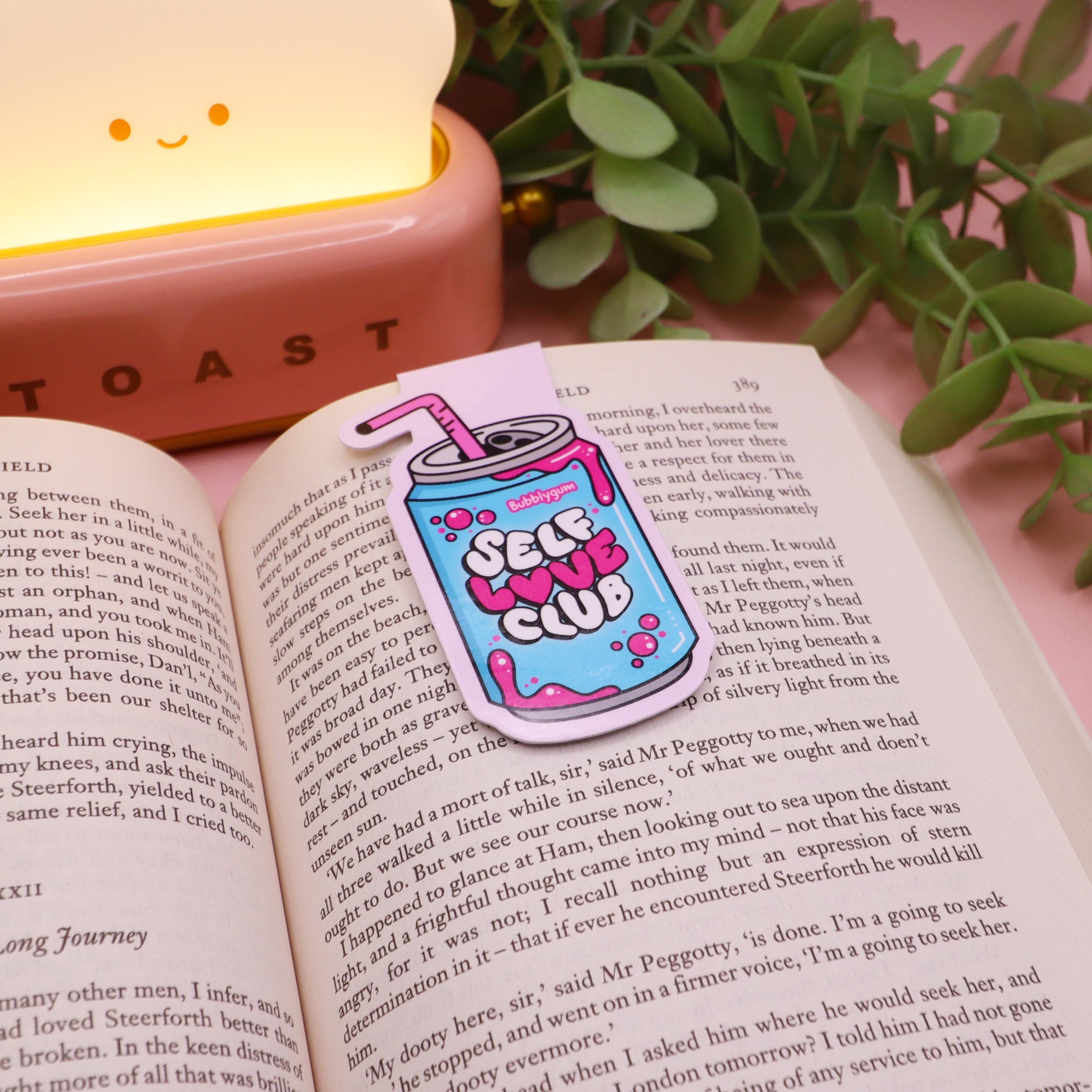 Bubblygum Soda Can Magnetic Bookmark