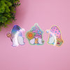 Spring Gnome Holographic Stickers
