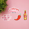 Spicy Romance Girly Stickers