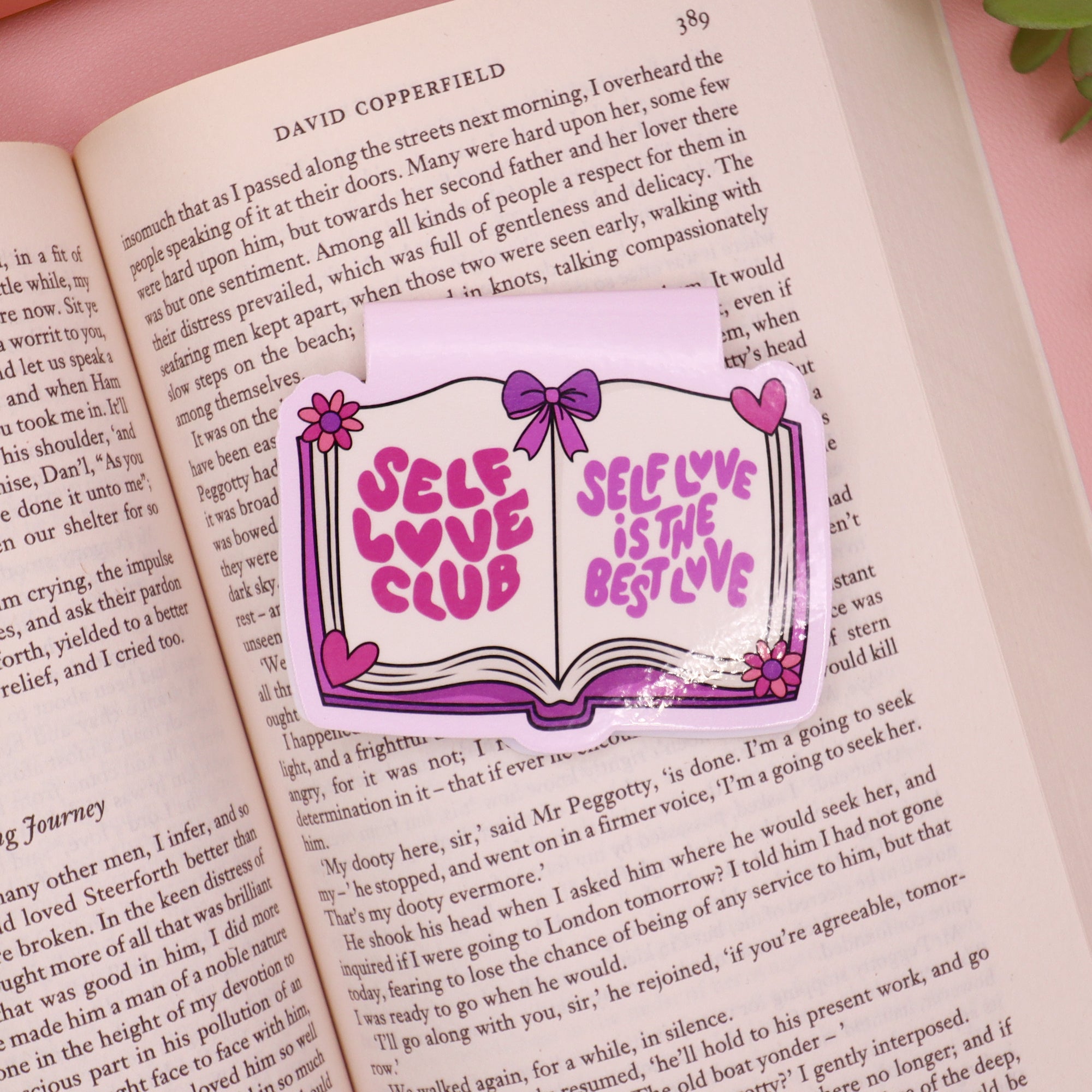 Self Care Book Magnetic Bookmark