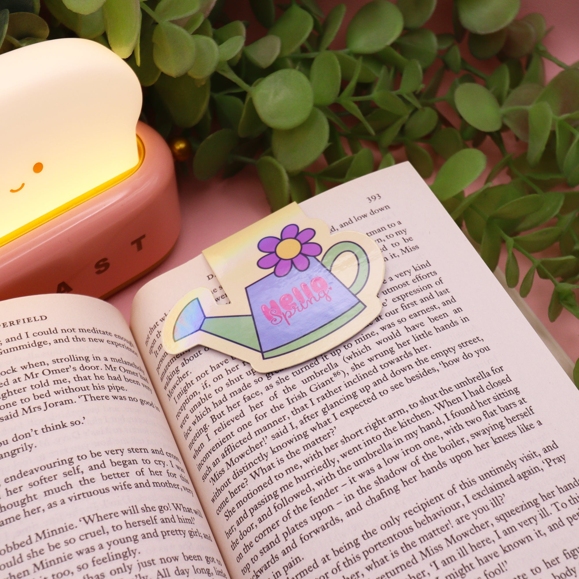 Watering Can Holographic Magnetic Bookmark