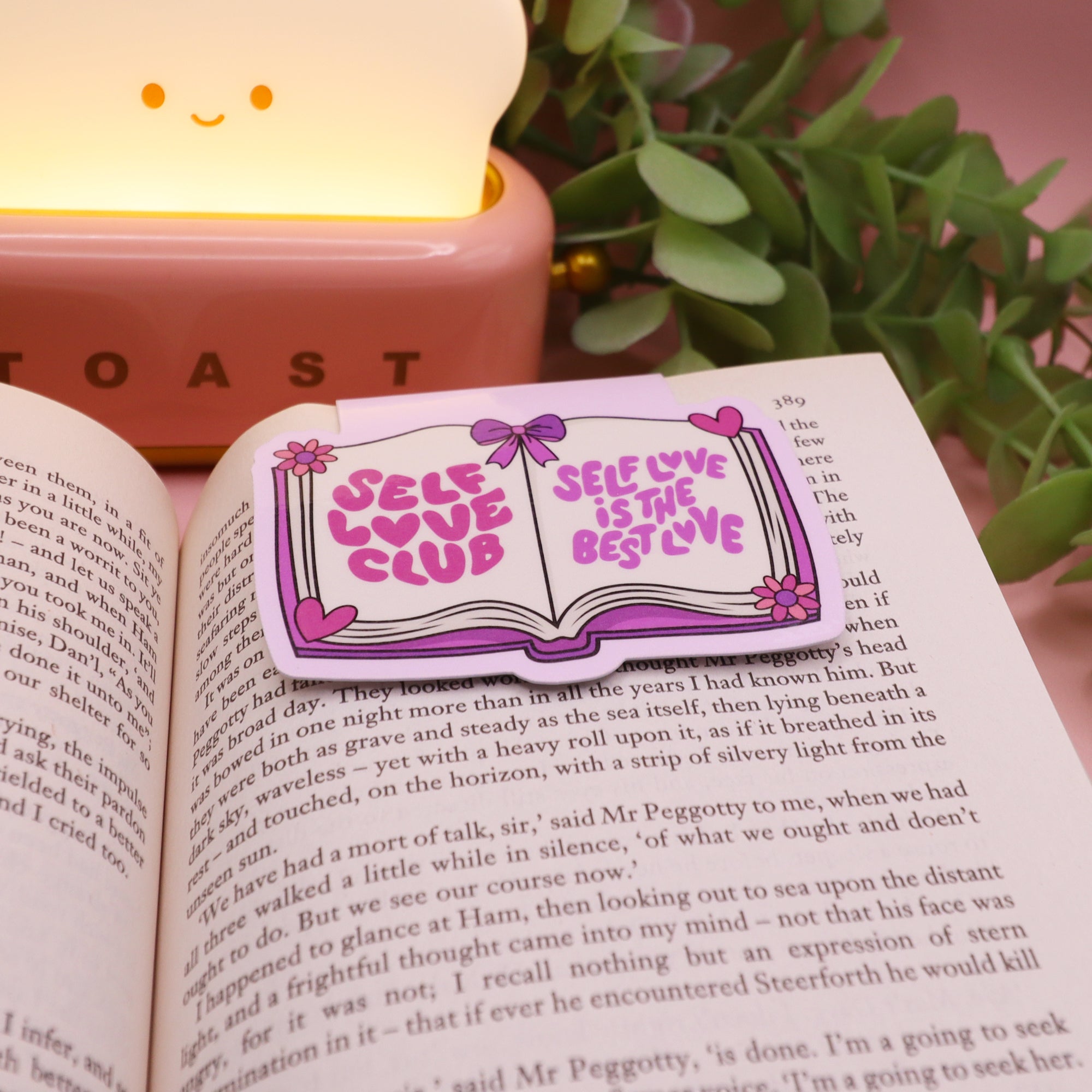 Self Care Book Magnetic Bookmark