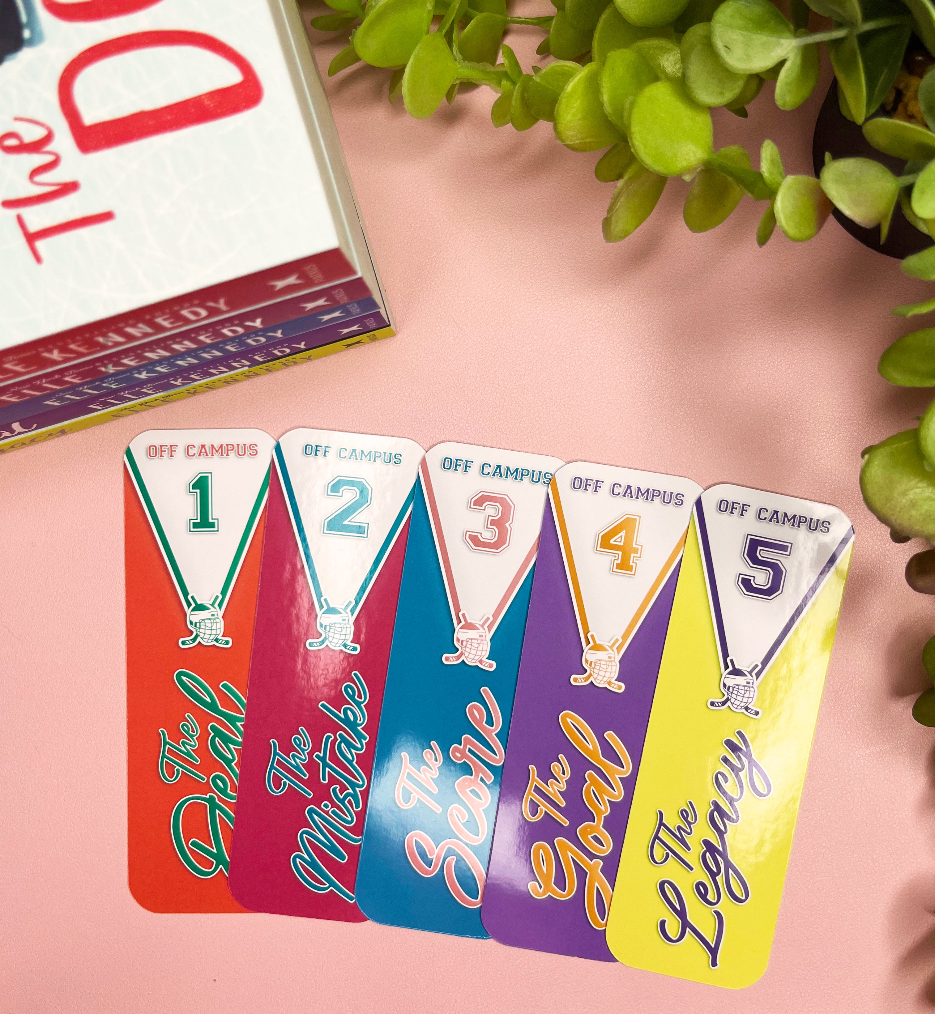 Off-Campus Book Series Inspired Bookmarks
