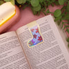 Flower Welly Holographic Magnetic Bookmark