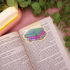 Spring Book Stack Holographic Magnetic Bookmark