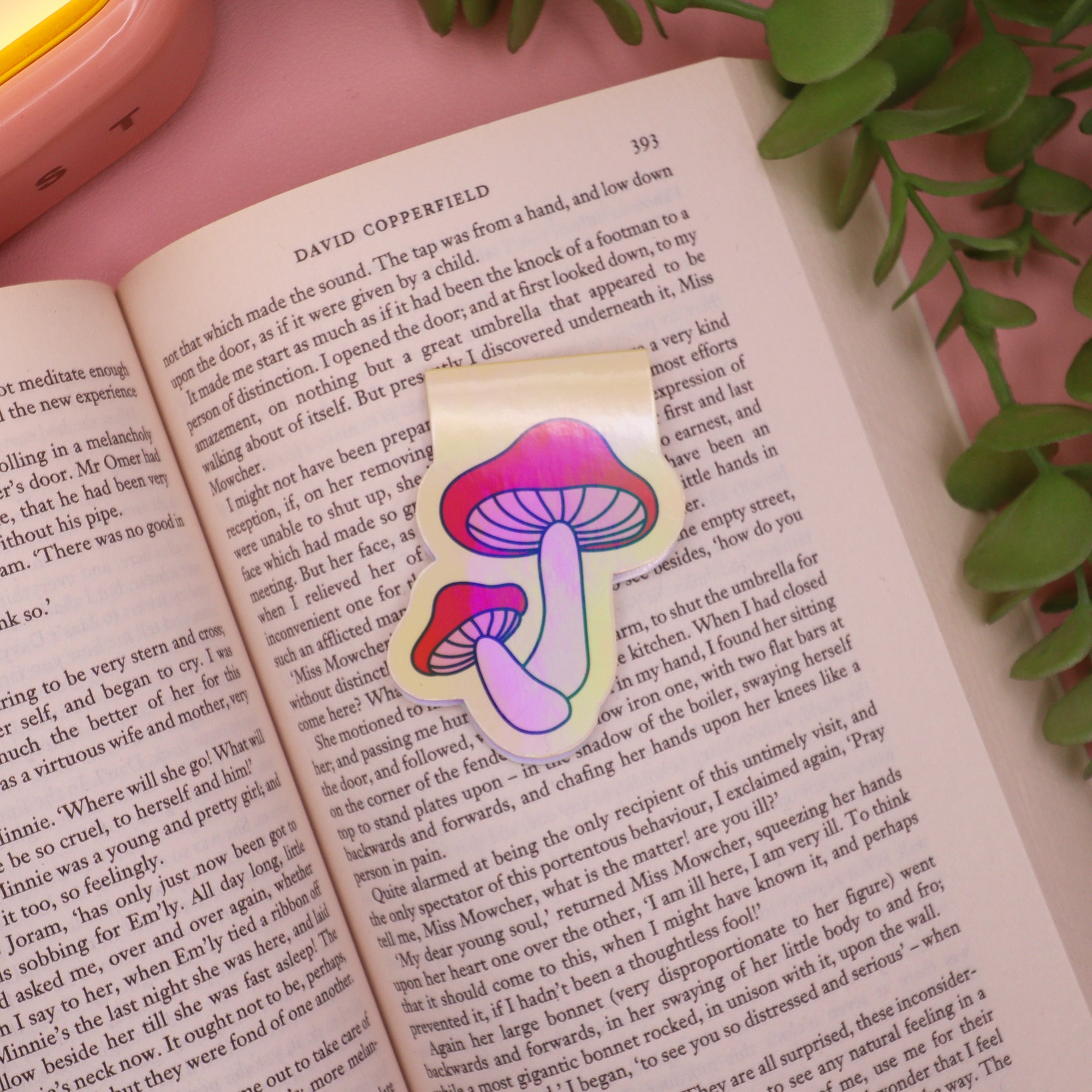 Mushroom Stack Holographic Magnetic Bookmark