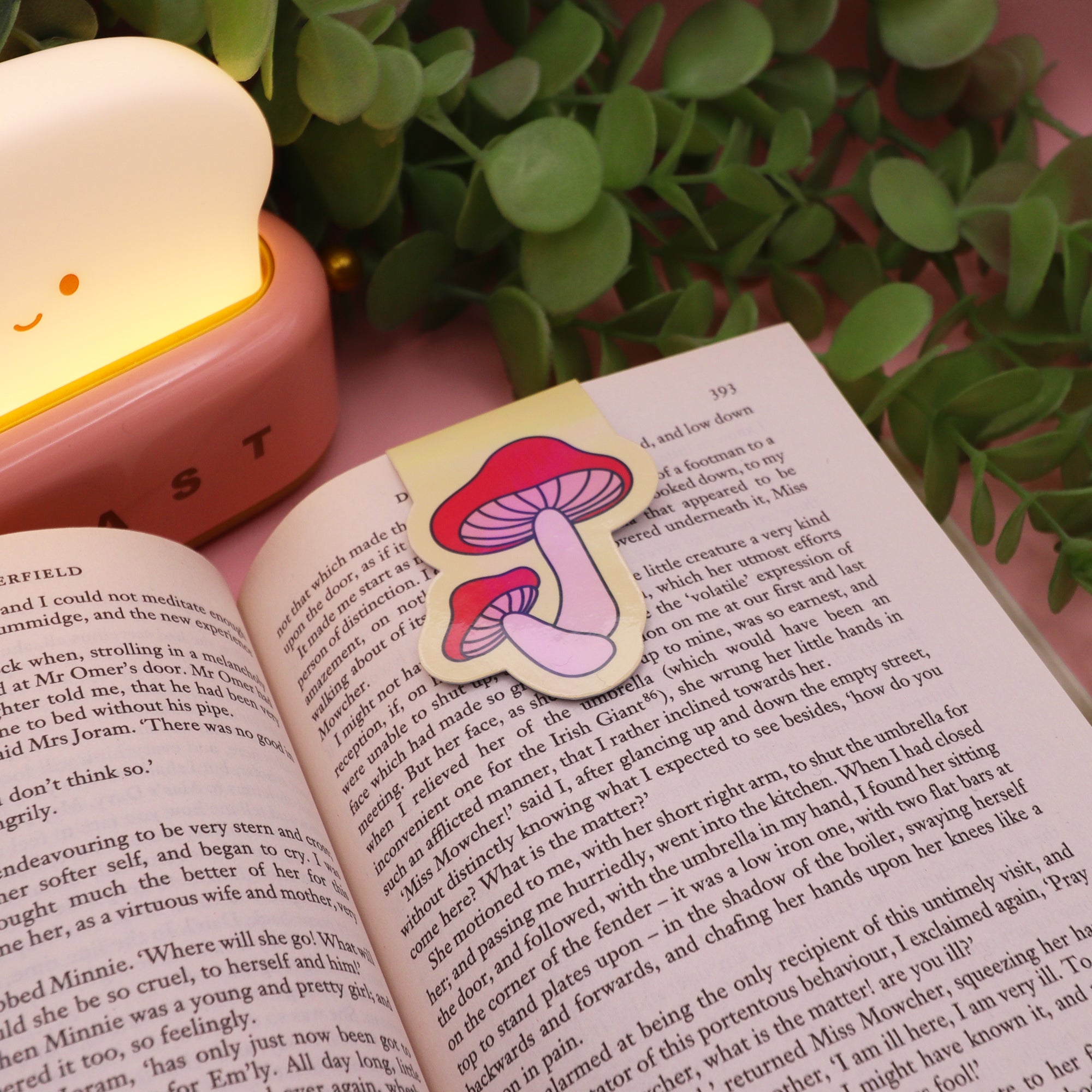Mushroom Stack Holographic Magnetic Bookmark
