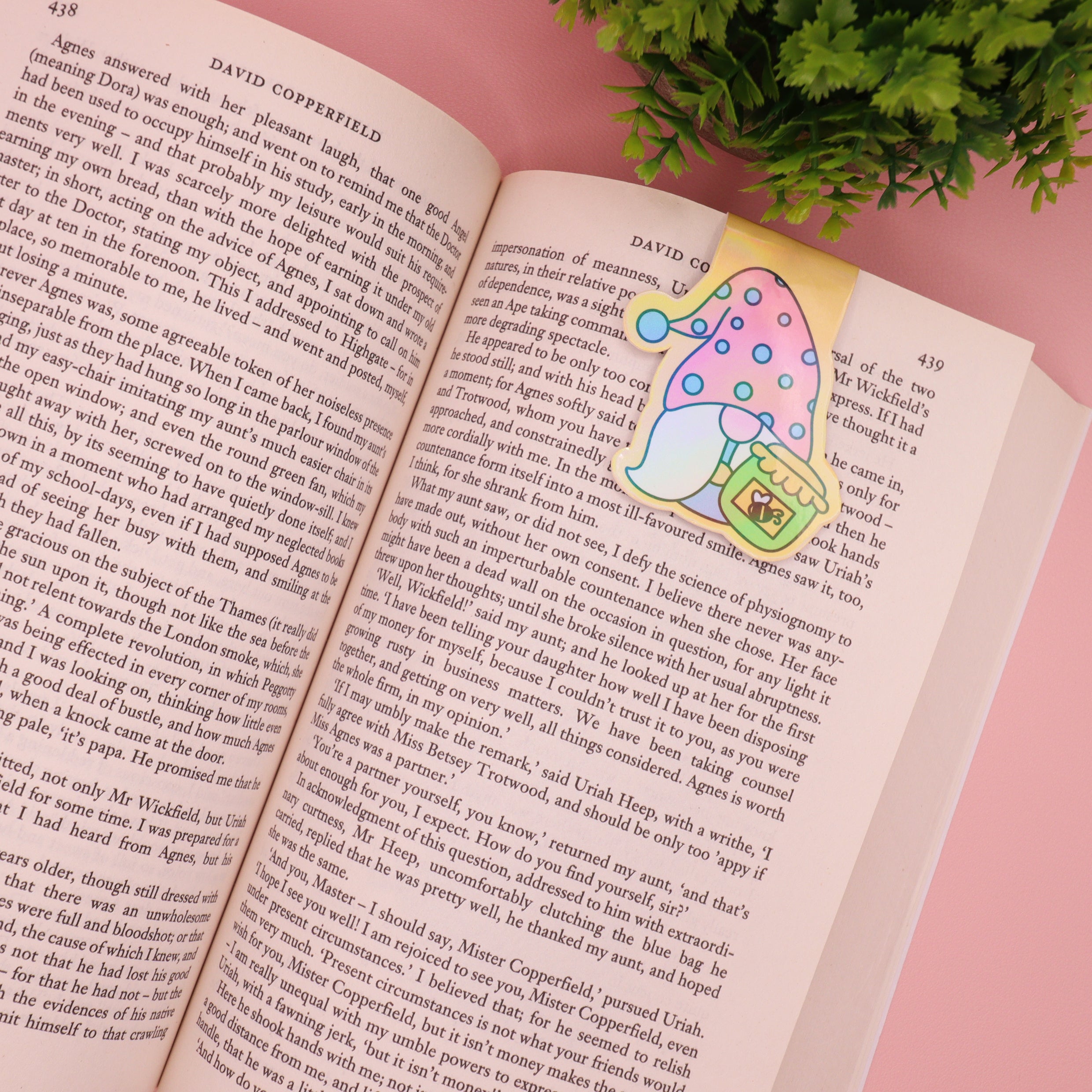 Honey Pot Gnome Holographic Magnetic Bookmark