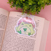 Mushroom Frog Glitter Magnetic Bookmark
