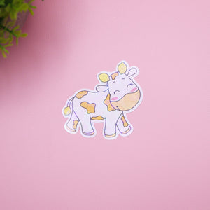 Fruity Cows Glitter Stickers
