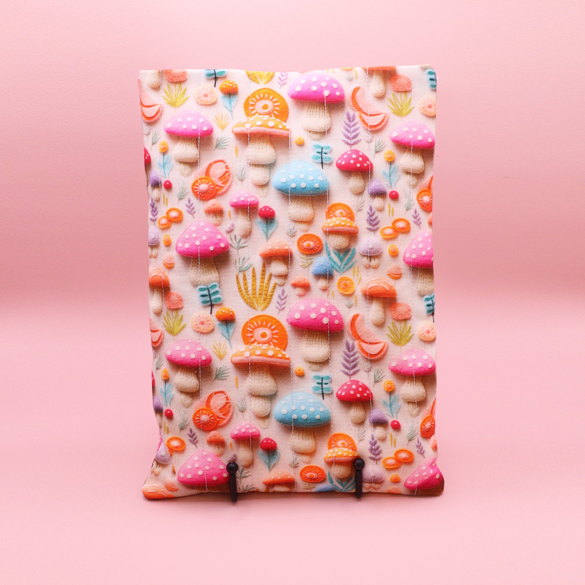 Ultra Soft Mushroom Quilted Book Sleeve