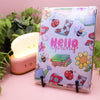 Hello Spring Blue Holographic Kindle Insert