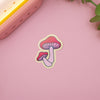 Mushroom Stack Holographic Sticker