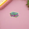 Spring Book Stack Holographic Sticker