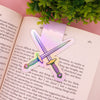 Fantasy Swords Holographic Magnetic Bookmark