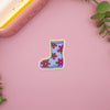 Flower Welly Holographic Sticker