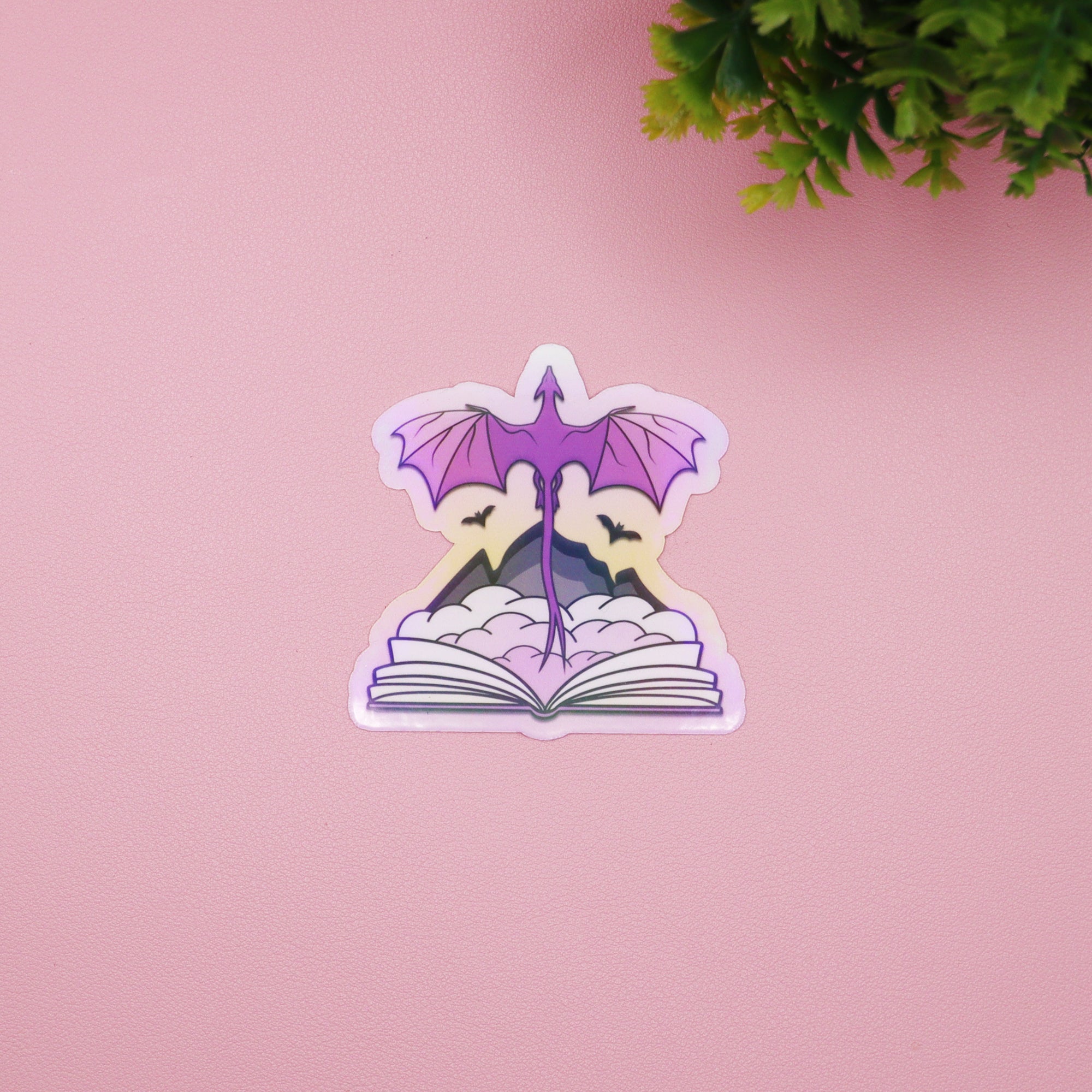 Fantasy Reader Book Club Holographic Stickers