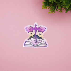 Fantasy Reader Book Club Holographic Stickers