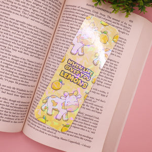 Fruity Cows Glitter Bookmarks