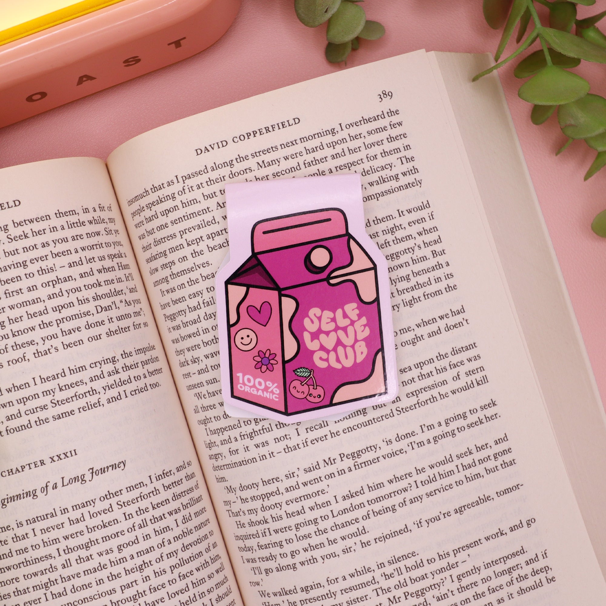 Self Love Juice Carton Magnetic Bookmark