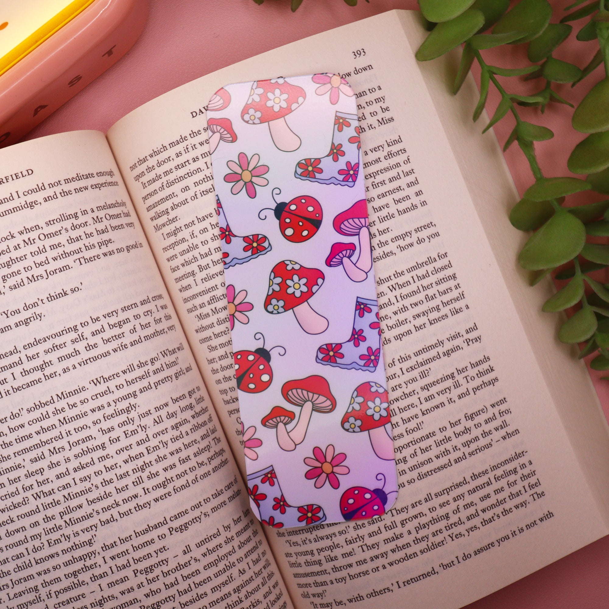 Tiled Spring Holographic Bookmarks