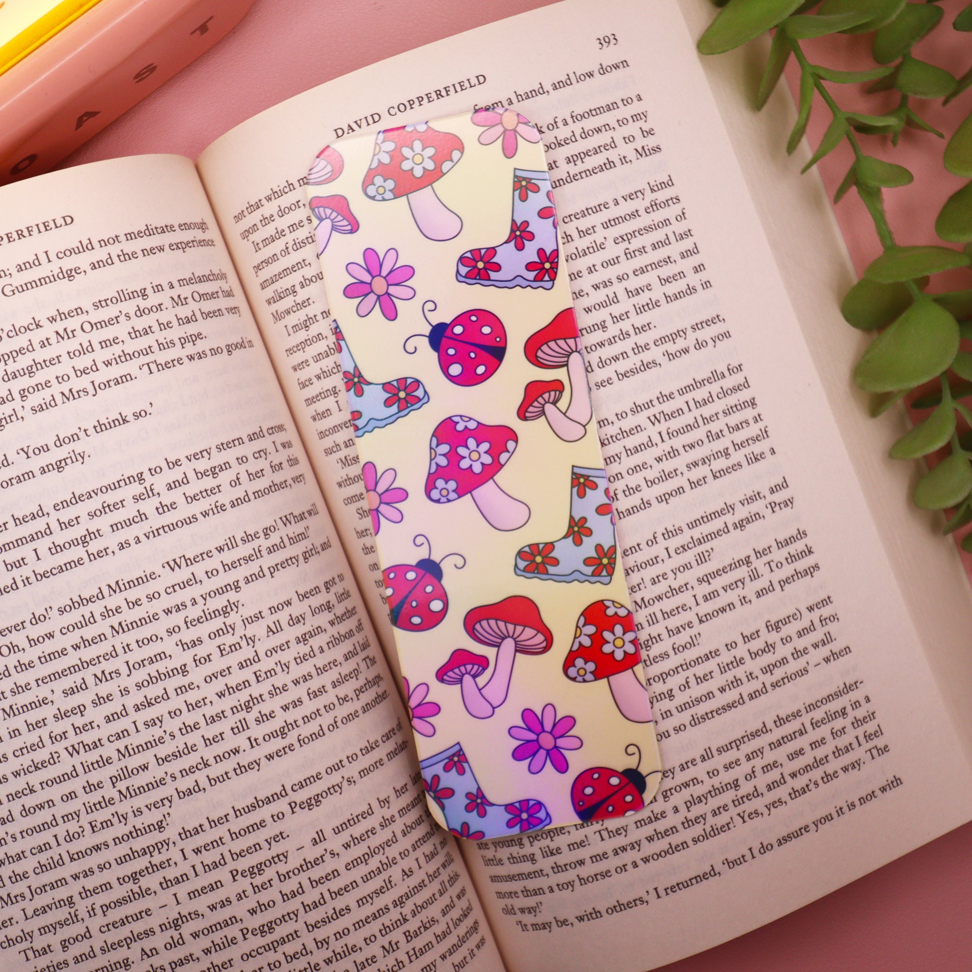 Tiled Spring Holographic Bookmarks