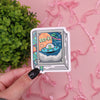 Sci-Fi Reader Book Sticker