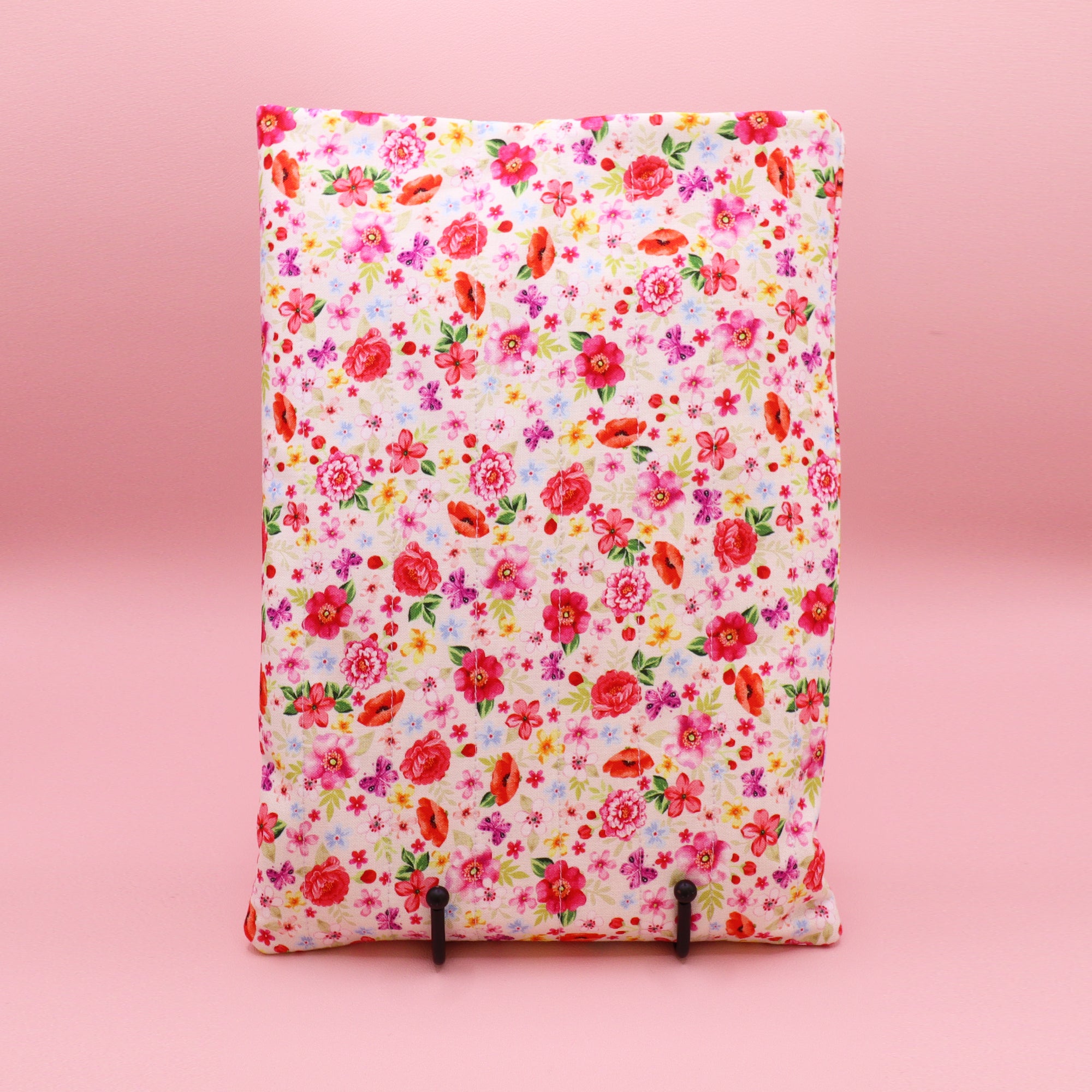 Ultra Soft Floral Quilted Book Sleeve