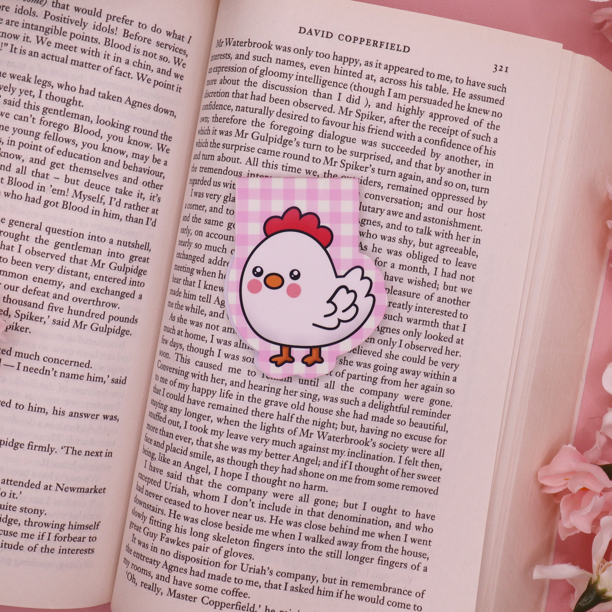 Chickpea Chicken Magnetic Bookmark