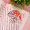 Sparkly Mushroom House Magnetic Bookmark