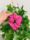 Hello Spring Pink Scrunchie