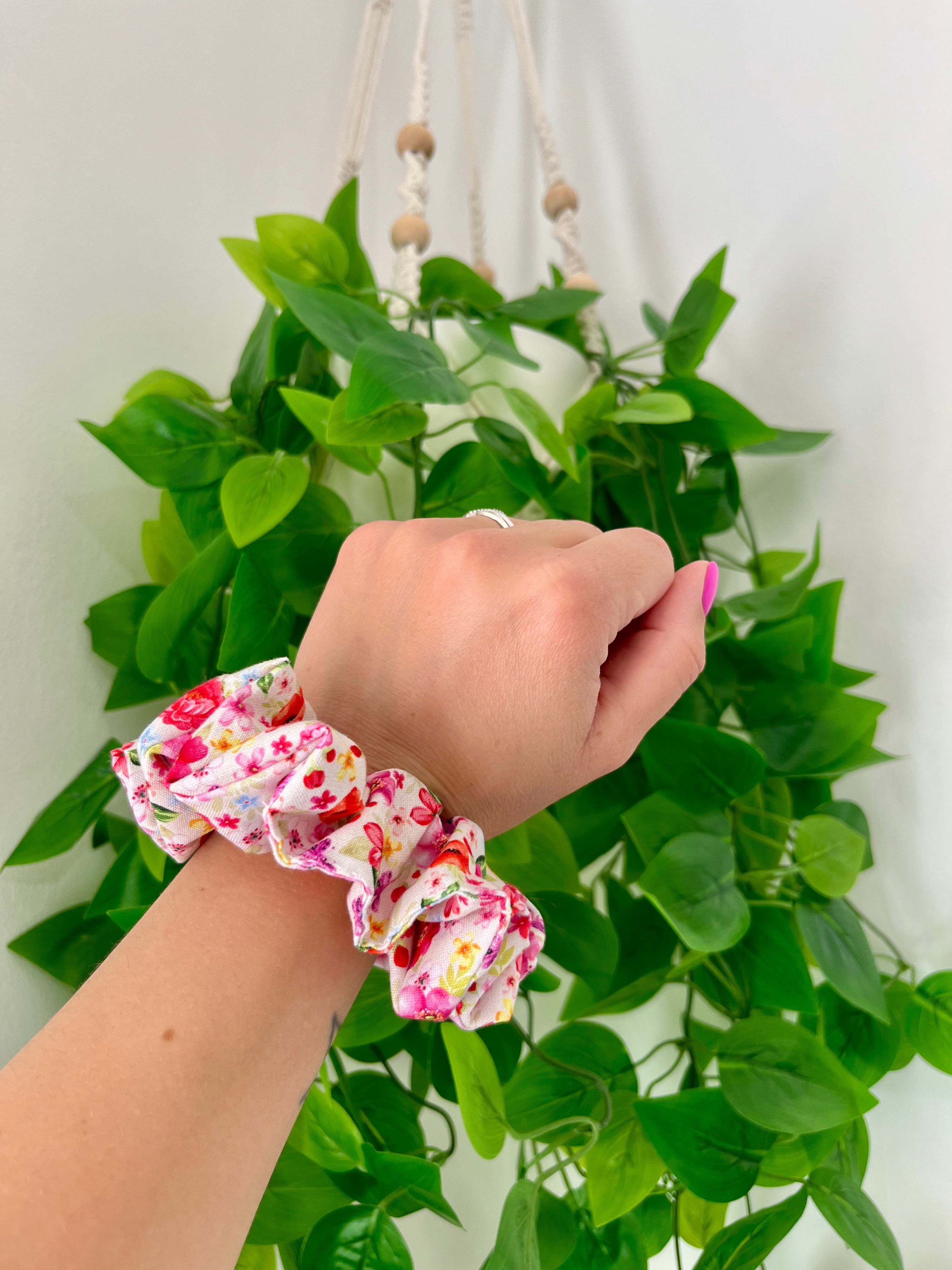 Floral Scrunchie