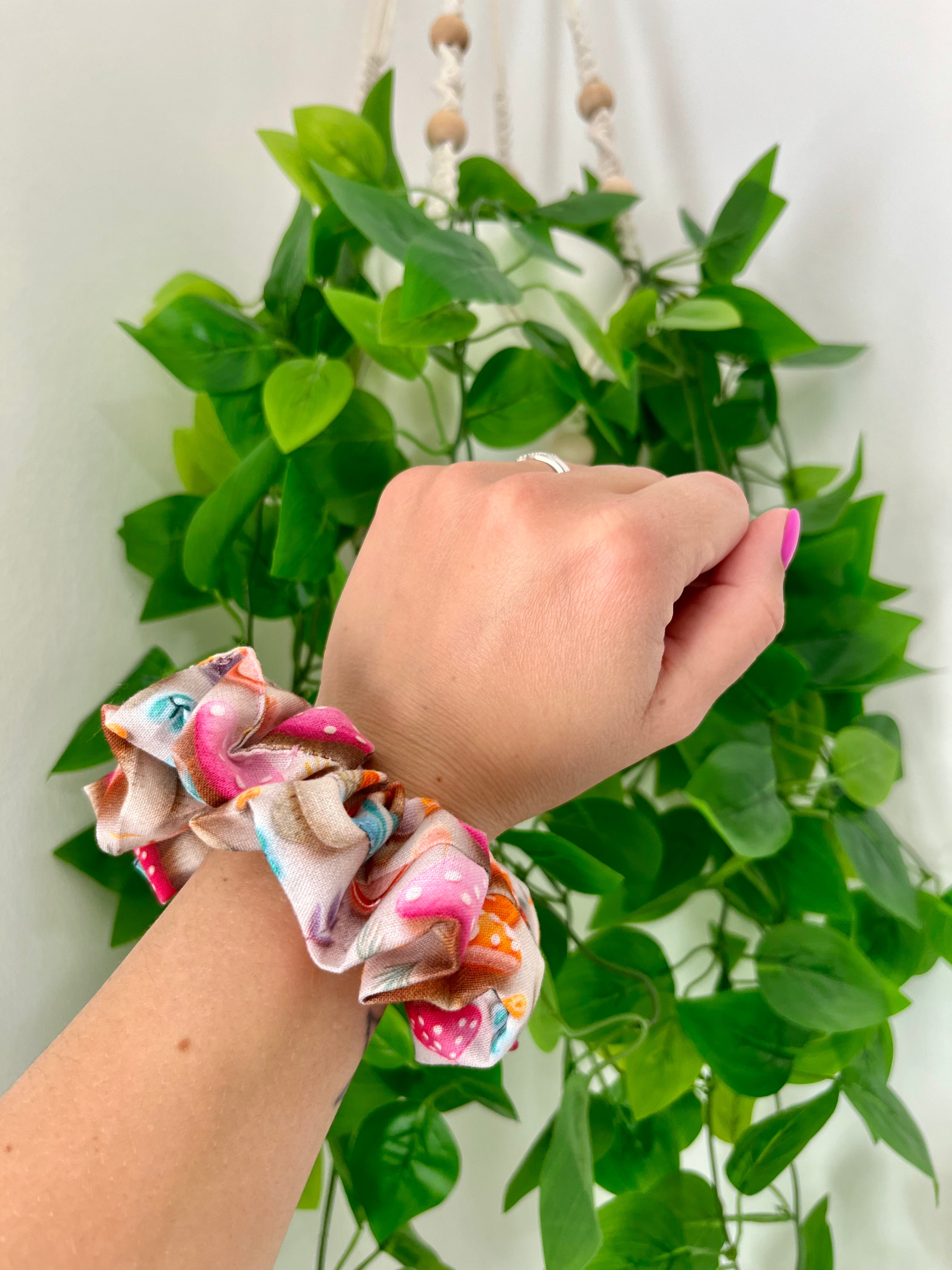 Mushroom Scrunchie