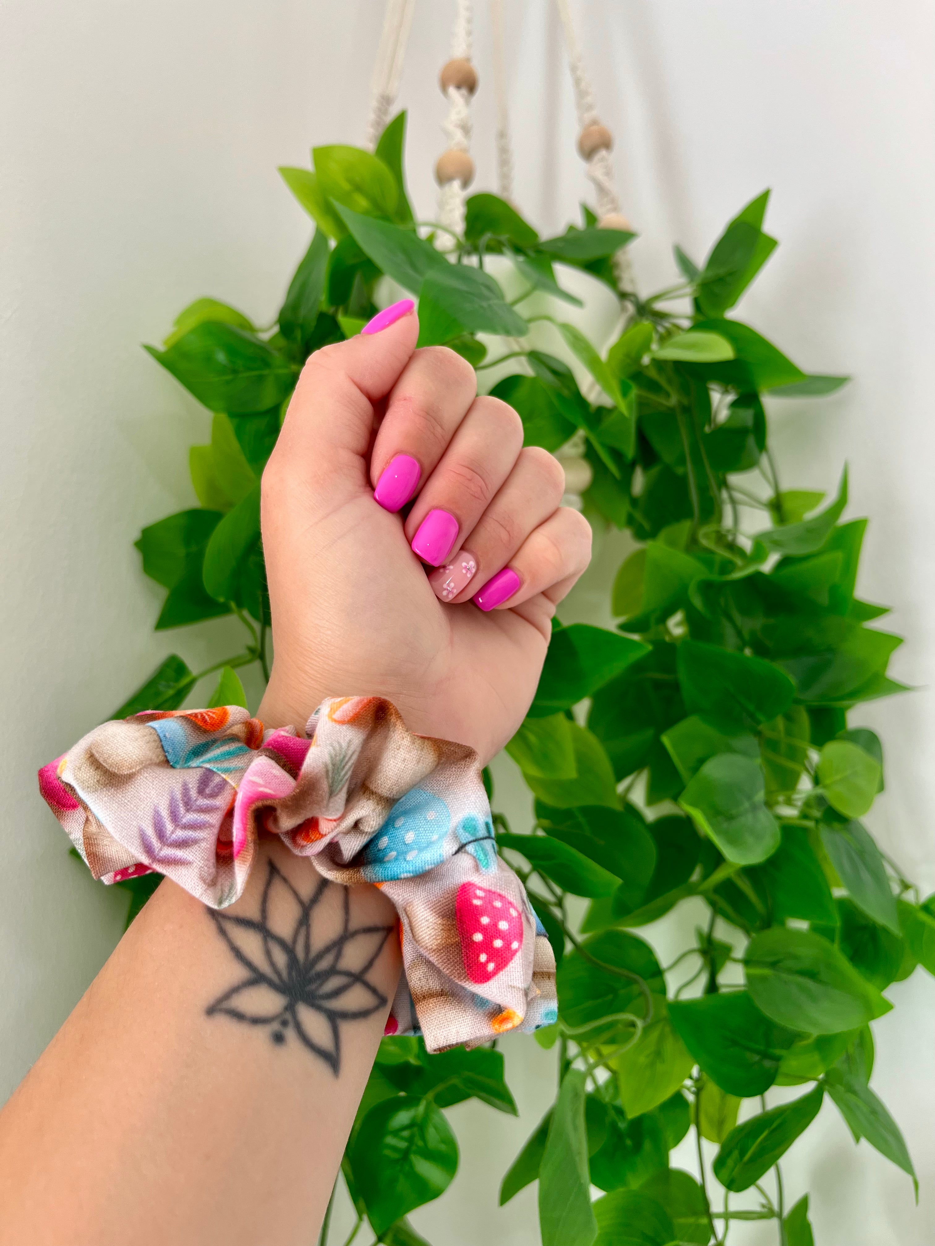 Mushroom Scrunchie