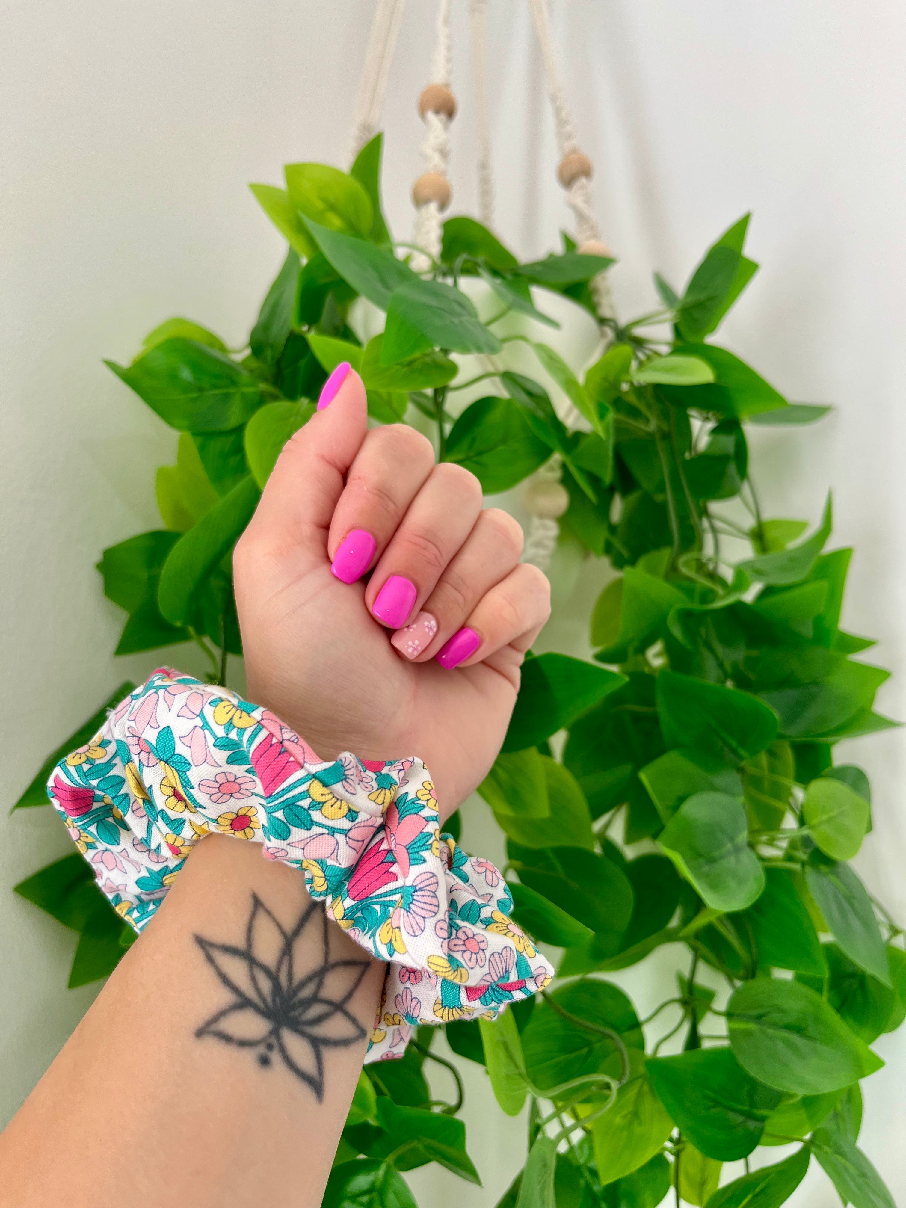 Liberty Retro Floral Scrunchie