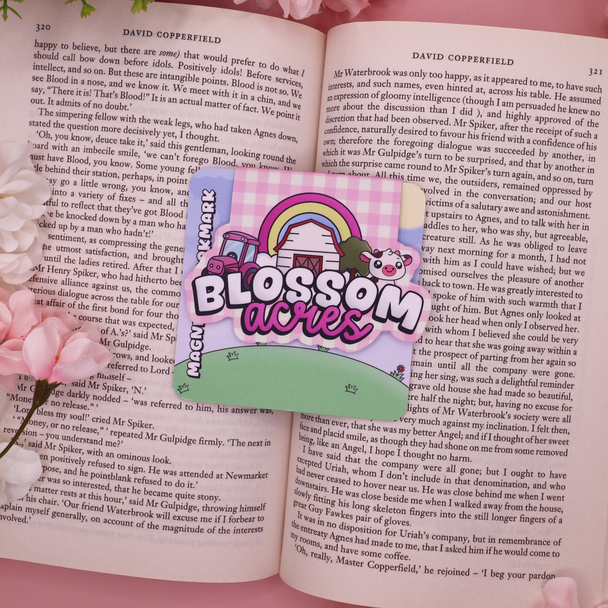 Blossom Acres Farm Magnetic Bookmark