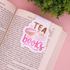 Tea & Good Books Magnetic Bookmark