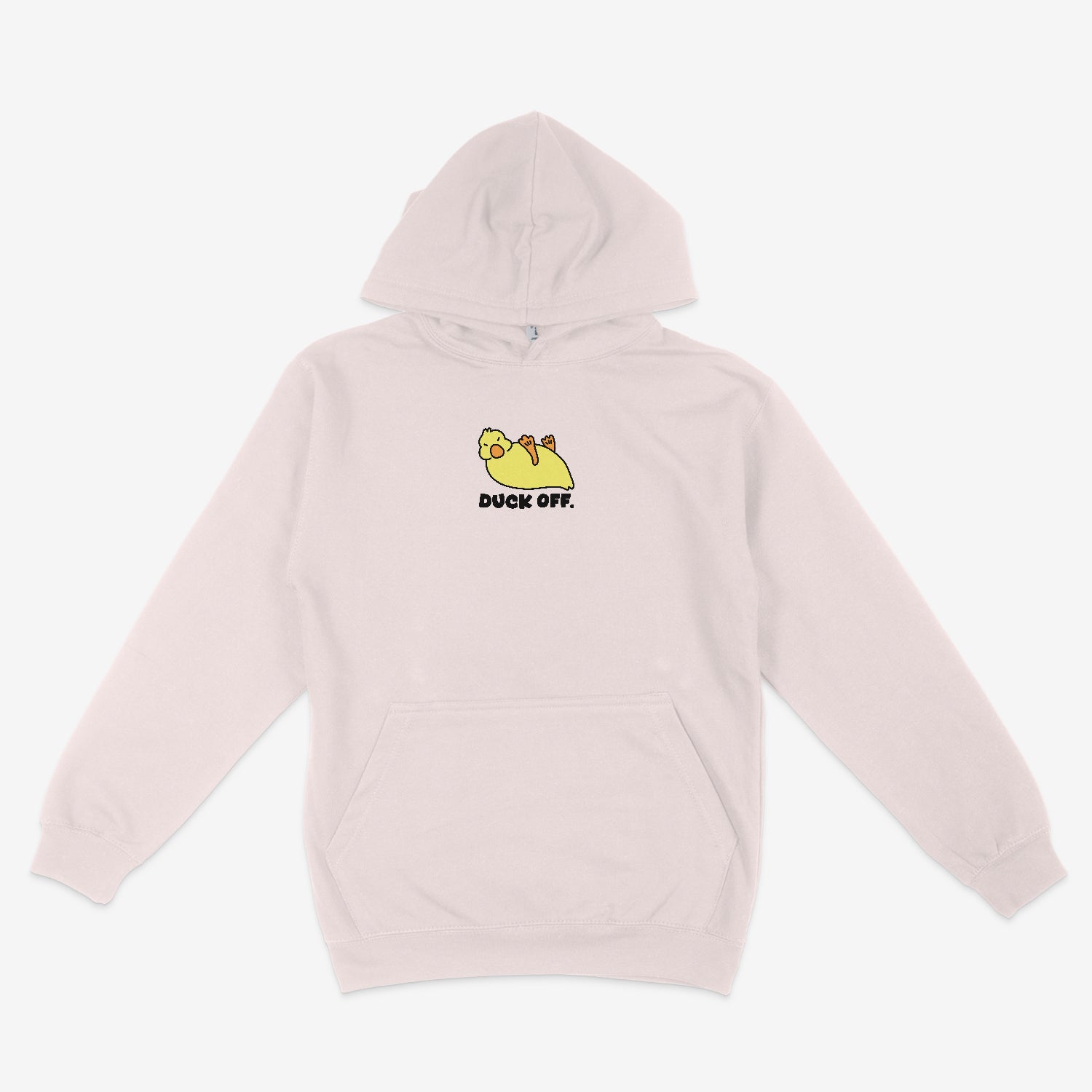 Duck Off Unisex Embroidered Hoodie