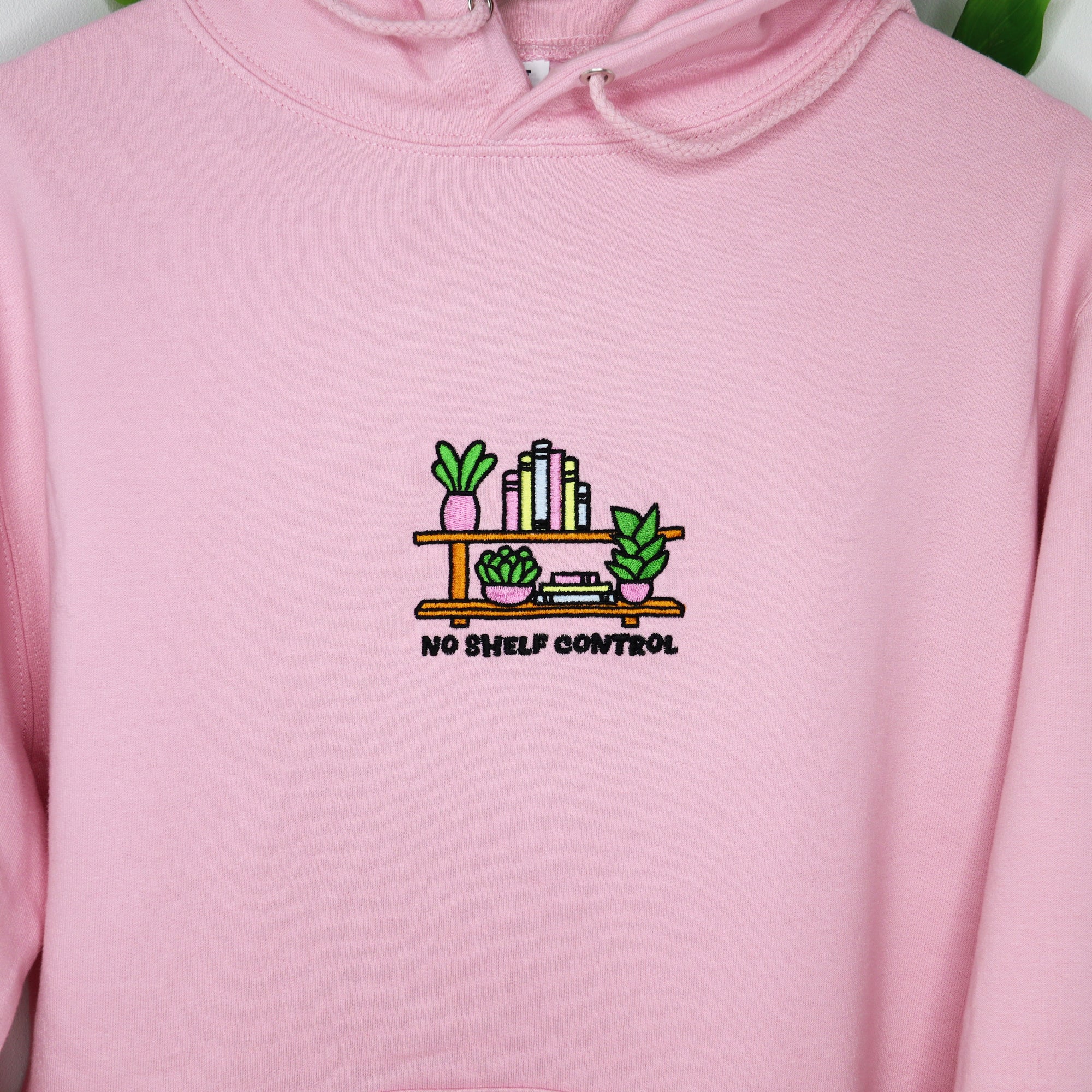 No Shelf Control Unisex Embroidered Hoodie