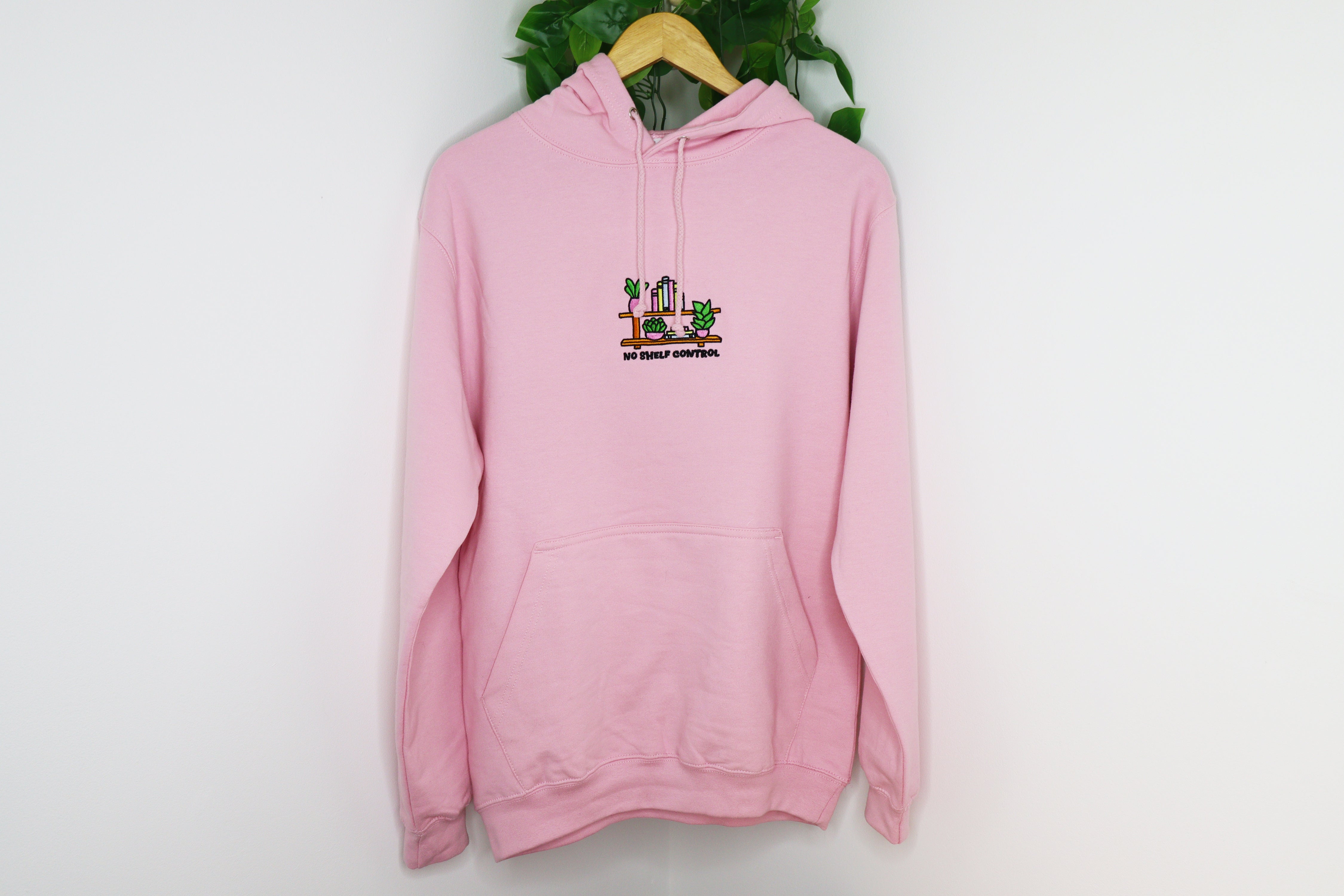 No Shelf Control Unisex Embroidered Hoodie