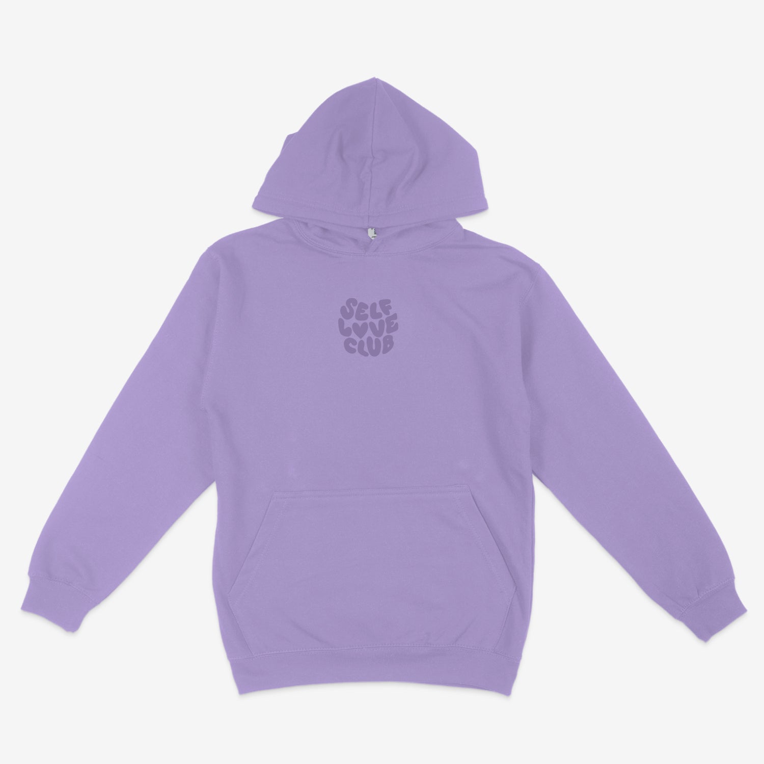 Self Love Club Lavender Embroidered Hoodie